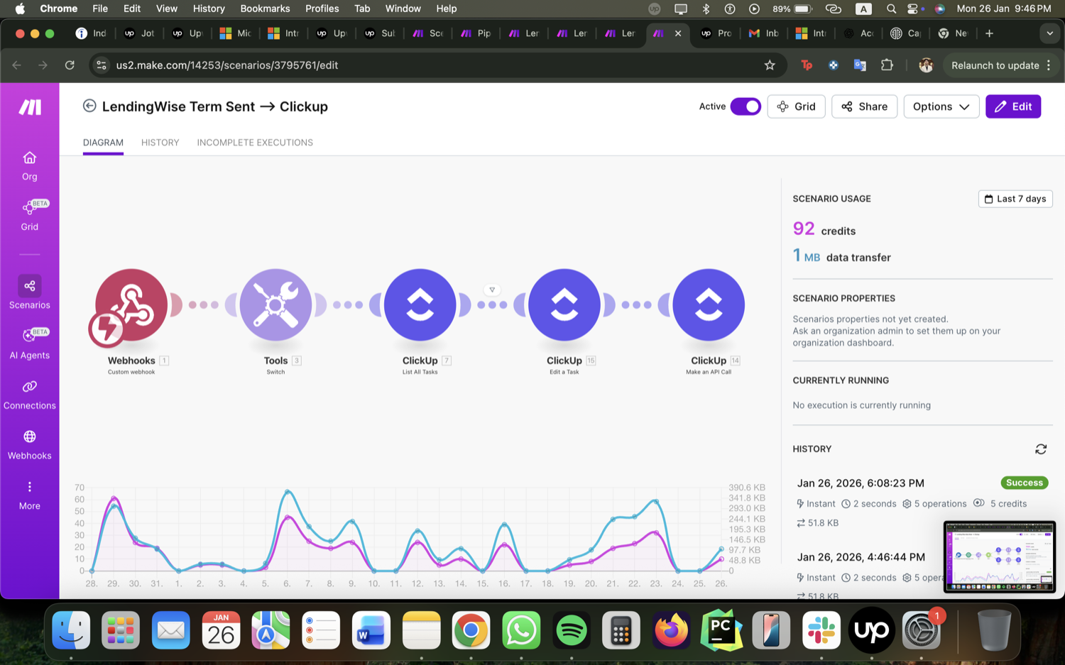 Loan Processing Automation - Make.com, LendingWise & ClickUp screenshot 4